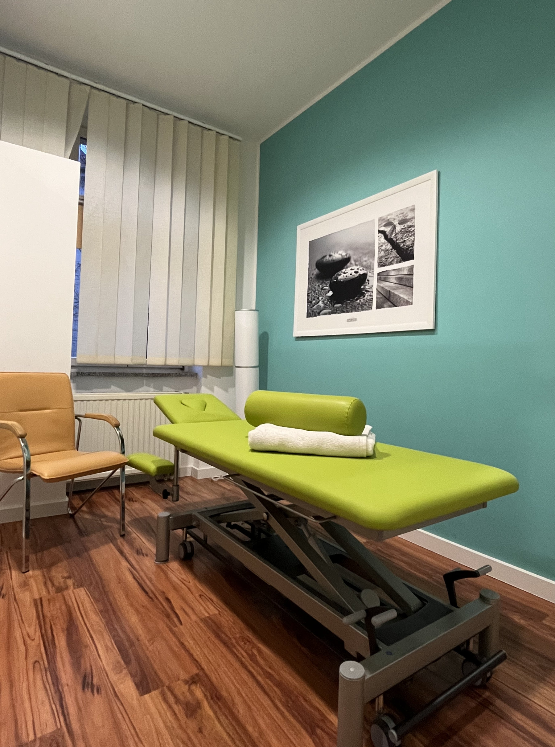 Behandlungszimmer Physiotherapie Kühn