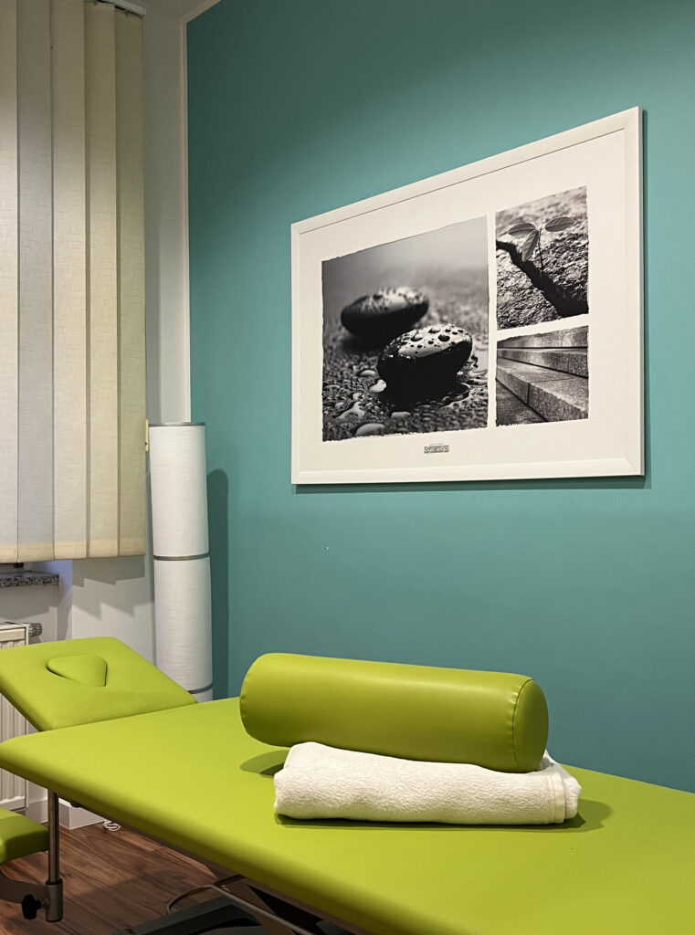 Behandlungszimmer Physiotherapie Kühn