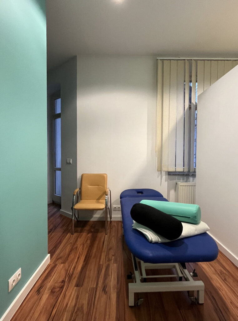 Behandlungszimmer Physiotherapie Kühn